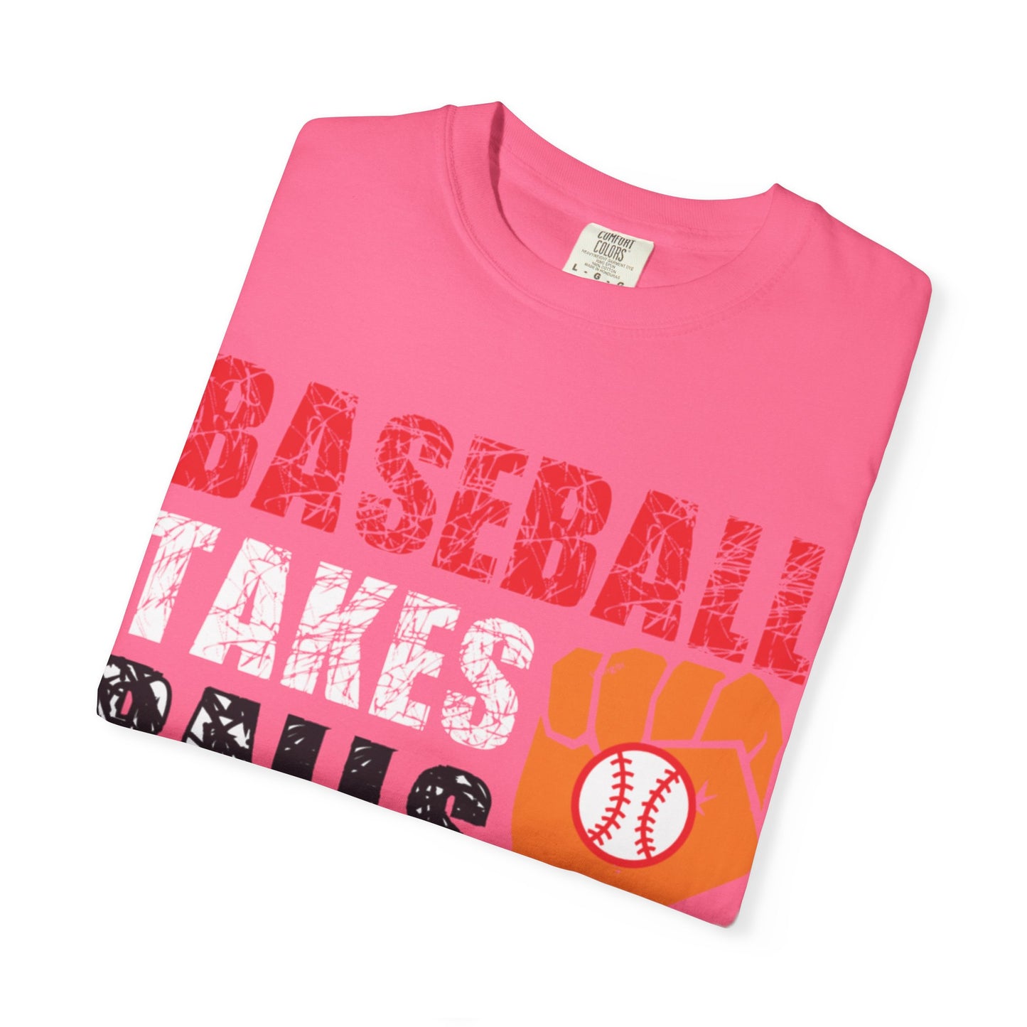 Baseball Takes Ball Defensive Prowess Tee Fielding Excellence Outfield Expertise Unisex Heavy Cotton T-Shirt