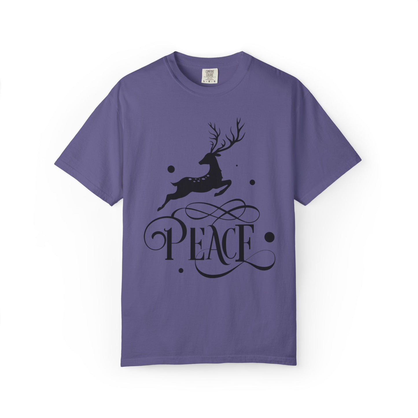 Peace Harmony Unity Peacemakers Tee Merry Christmas Festival Snowflakes Season Of Joy Unisex Heavy Cotton T-Shirt