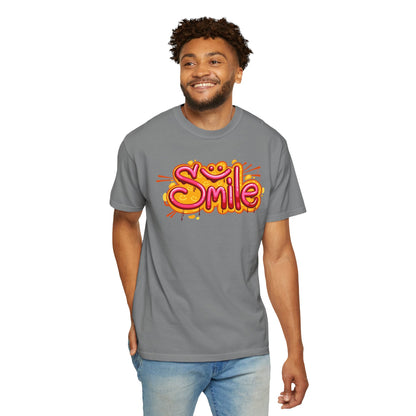 Smile Unisex Garment-Dyed T-shirt