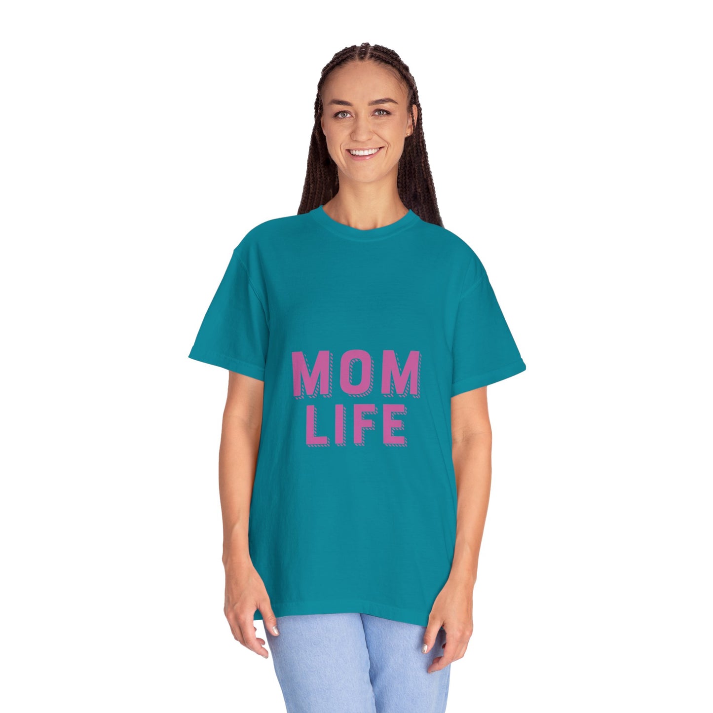 Mom Life Family Love Trendy Tee Happiness Blessed Maternal Supermom Mommyhood Unisex Heavy Cotton T-Shirt