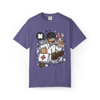 Doctor Superpower Medical Mastery Wellness Warriors Tee Medical Mentor Unisex Heavy Cotton T-Shirt