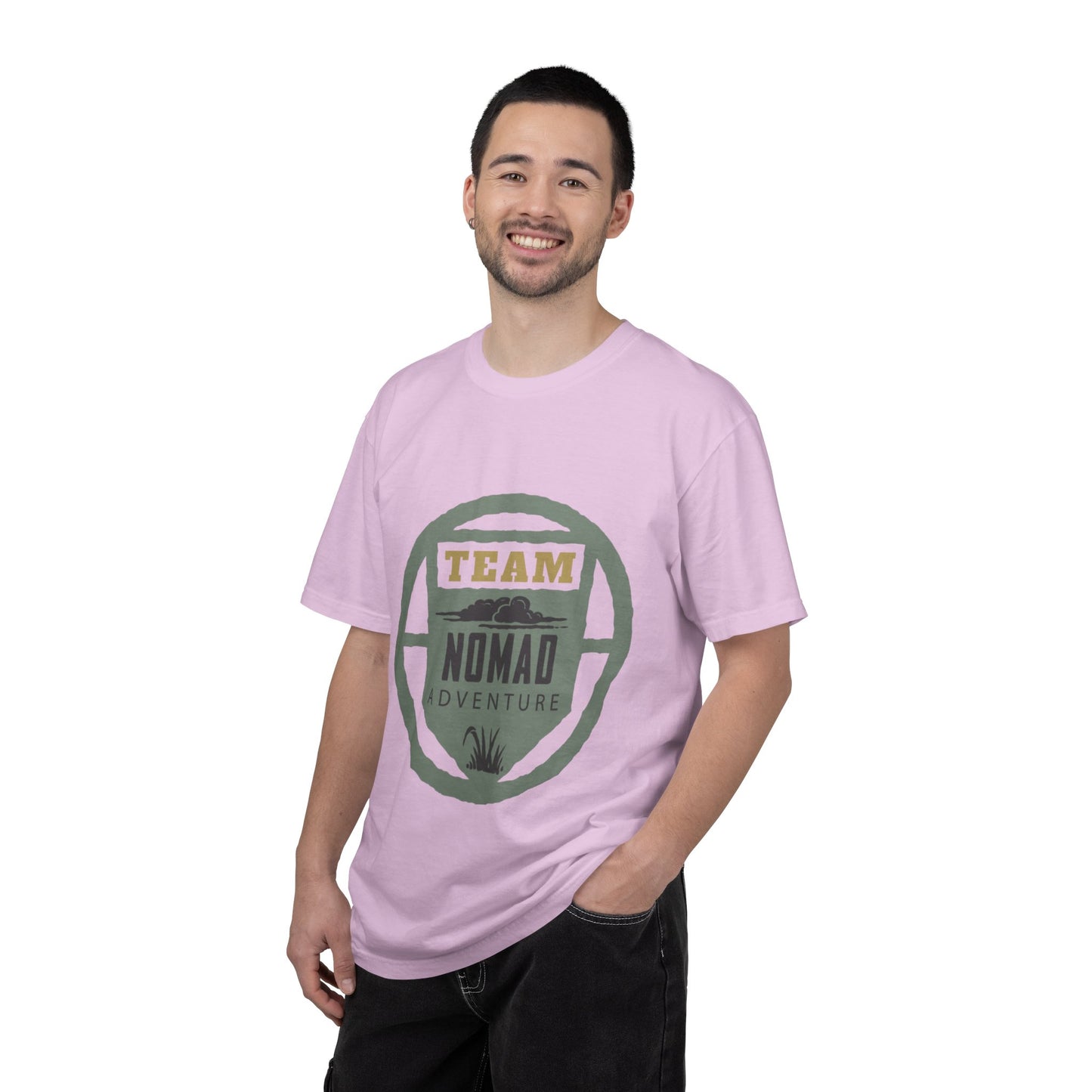 Team Nomad Constant Movement Discovery Freedom Adventure Enthusiasts Unisex Heavy Cotton T-Shirt