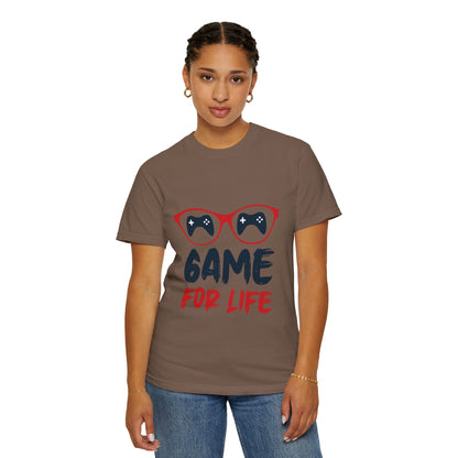 Game For Life Adventures Tee Player’s Journey Obsession Epic Battles Unisex Heavy Cotton T-Shirt