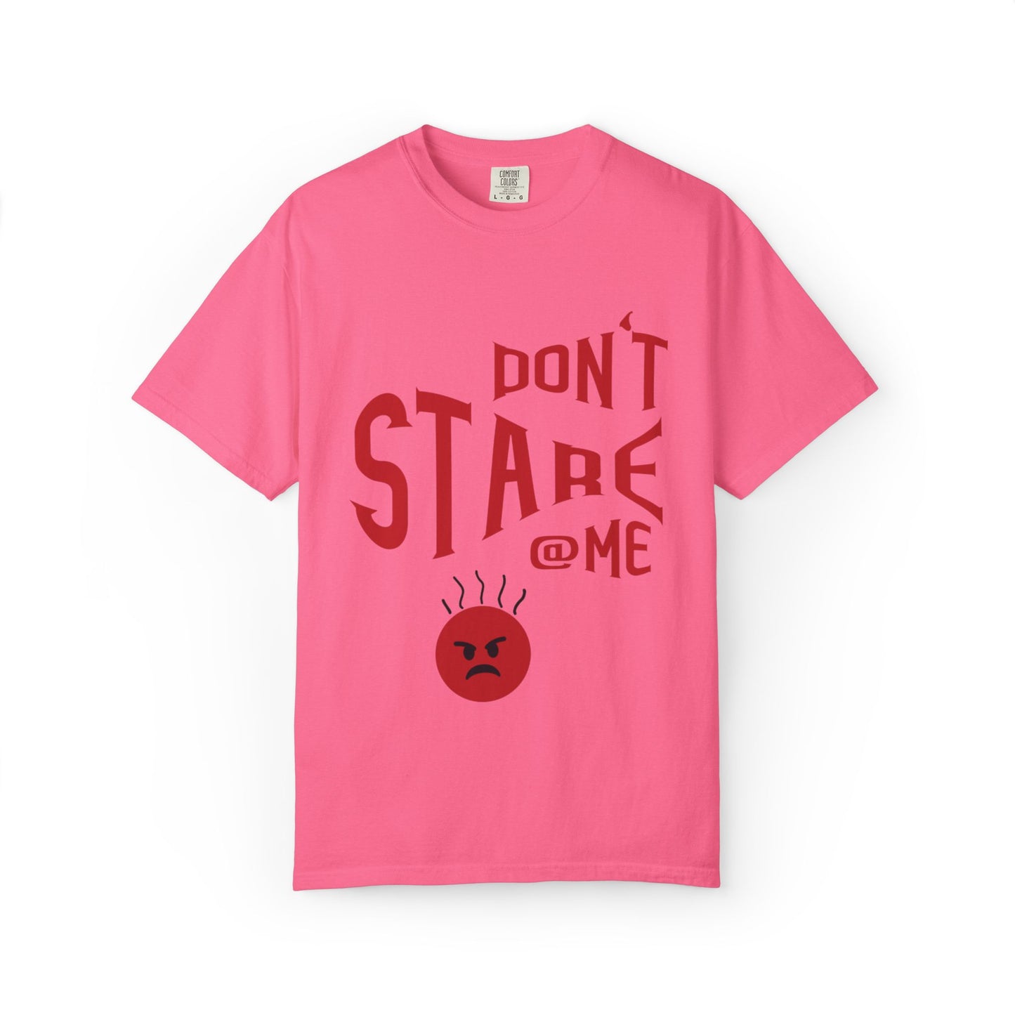 Don’t Stare Me Politeness Tee Personal Space Self-Consciousness Respect Boundaries Unisex Heavy Cotton T-Shirt