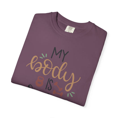 My Body Is Crying Fitness goals Exercise Gym Lovers Tee Bodybuilding Weight Lifting Unisex Heavy Cotton T-Shirt