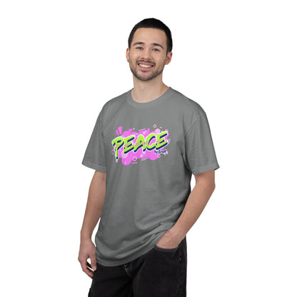 Graffiti Logo Maker Featuring Bubbly Graphics Unisex Heavy Cotton T-Shirt