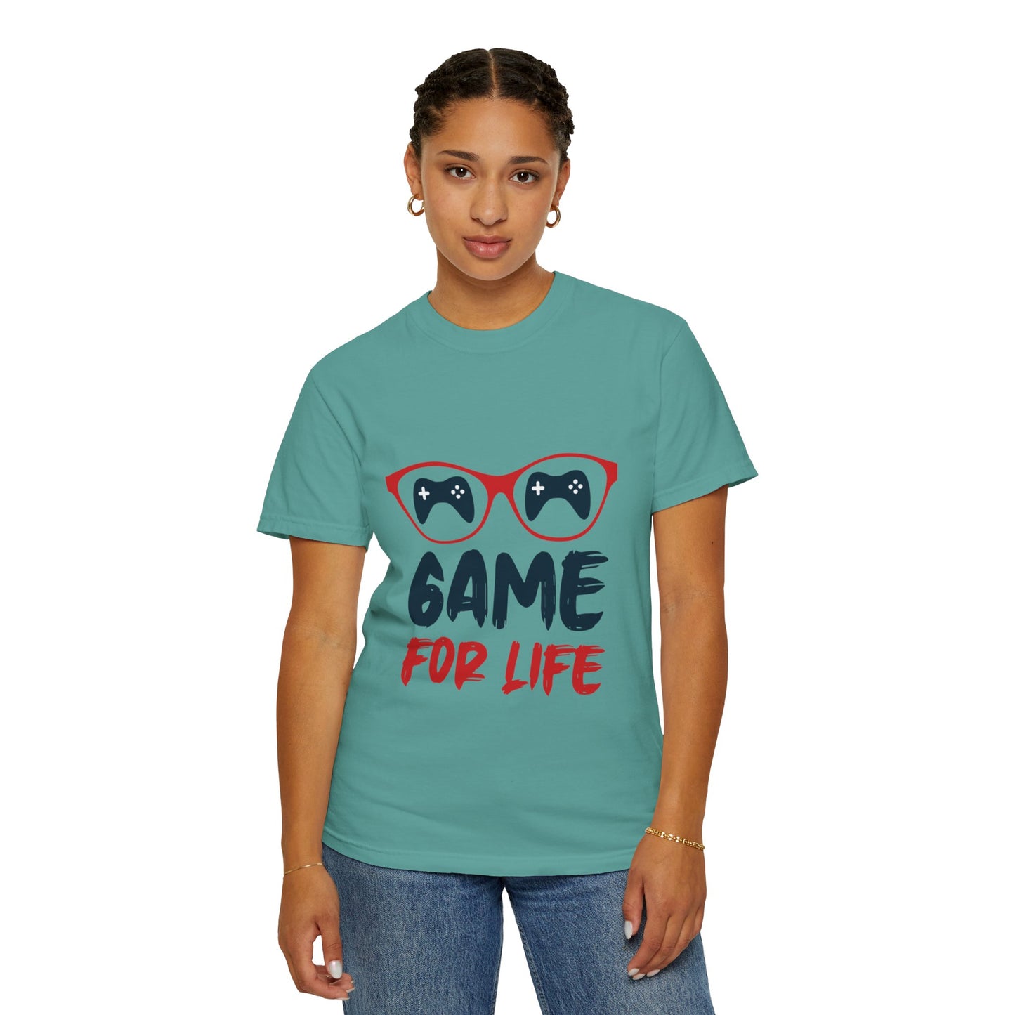 Game For Life Adventures Tee Player’s Journey Obsession Epic Battles Unisex Heavy Cotton T-Shirt