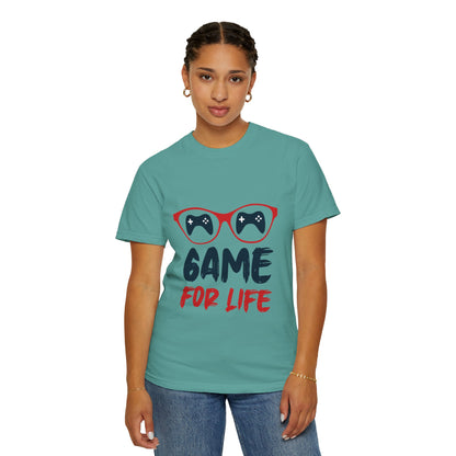 Game For Life Adventures Tee Player’s Journey Obsession Epic Battles Unisex Heavy Cotton T-Shirt