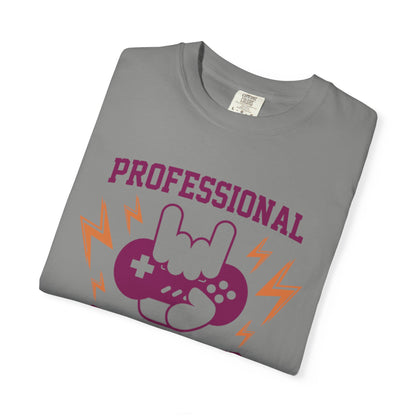 Professional Gamer Warriors Tee Non-Stop Playing Gaming Obsession Unisex Heavy Cotton T-Shirt