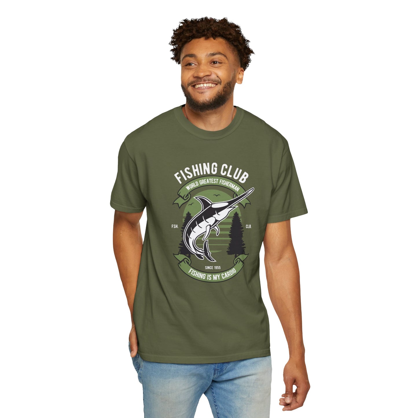 Fishing Club Fishing Gear Sarcastic Fishing Tee Unisex Heavy Cotton T-Shirt