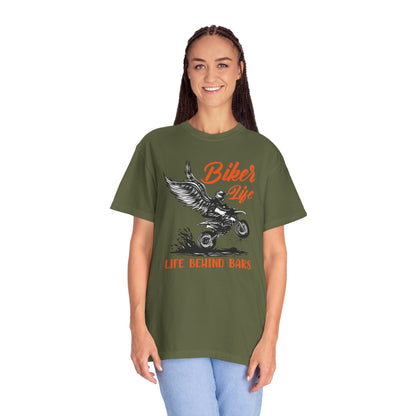 Thriller Live Behind Bars Secret Of Life Journey Over Destination Two Wheeled Adventures Unisex Heavy Cotton T-Shirt