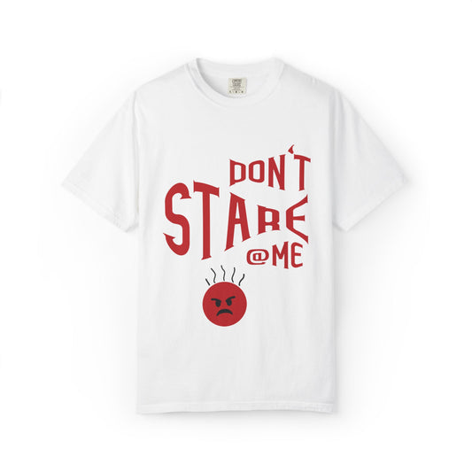Don’t Stare Me Politeness Tee Personal Space Self-Consciousness Respect Boundaries Unisex Heavy Cotton T-Shirt