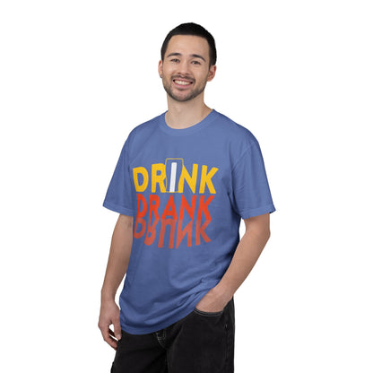 Funny Drink Drank Drunk Want To Drink Beer sarcastic Beer Glass Sip & Smile Unisex Heavy Cotton T-Shirt