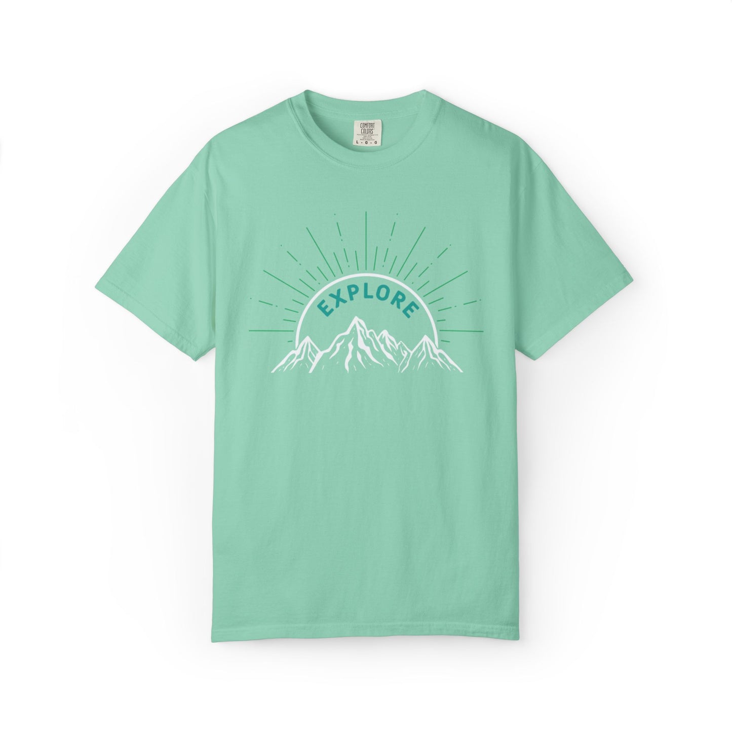 Funny Explore Mountain Adventure Tee Sarcastic Alpine Discover Camping Forest Unisex Heavy Cotton T-Shirt
