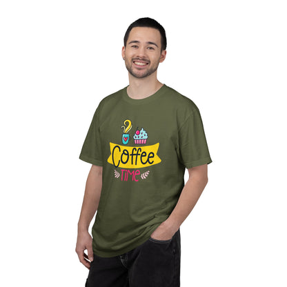 Funny Coffee Time Beans Latte Lovers Tee Black Brew Addicted Barista Freak Unisex Heavy Cotton T-Shirt
