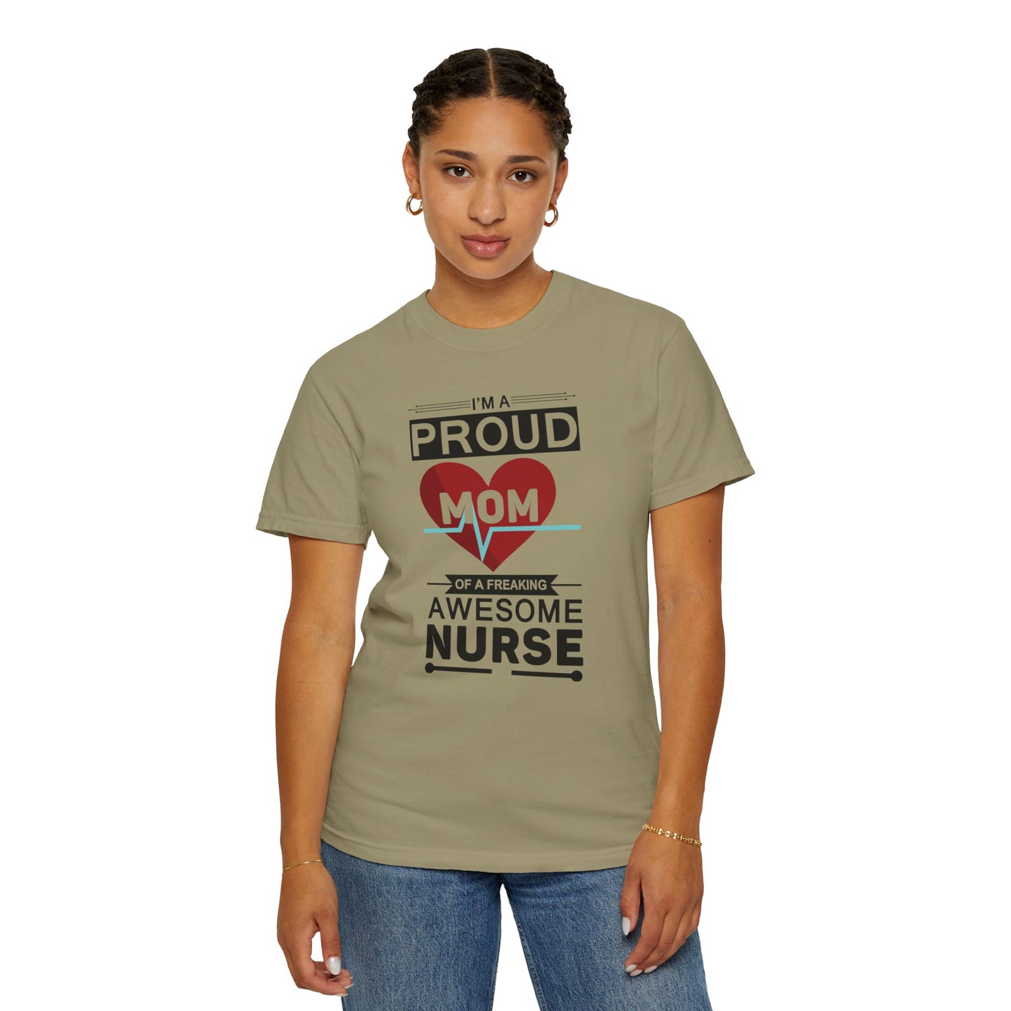 I’m A Proud Mom Clinical Specialist Education Healthcare Job Devoted Trendy Tee Patient Care Medical Unisex Heavy Cotton T-Shirt