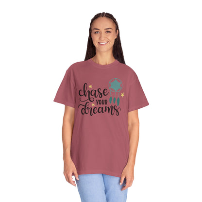 Chase Your Dreams Creativity Imagination Tee Determination Reach For The Stars Unisex Heavy Cotton T-Shirt