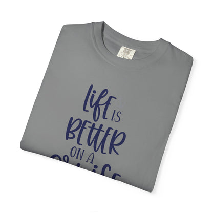 Life Is Better On A Cruise Marine Life Fishermen Seafaring Adventure Lovers Tee Shipman Unisex Heavy Cotton T-Shirt