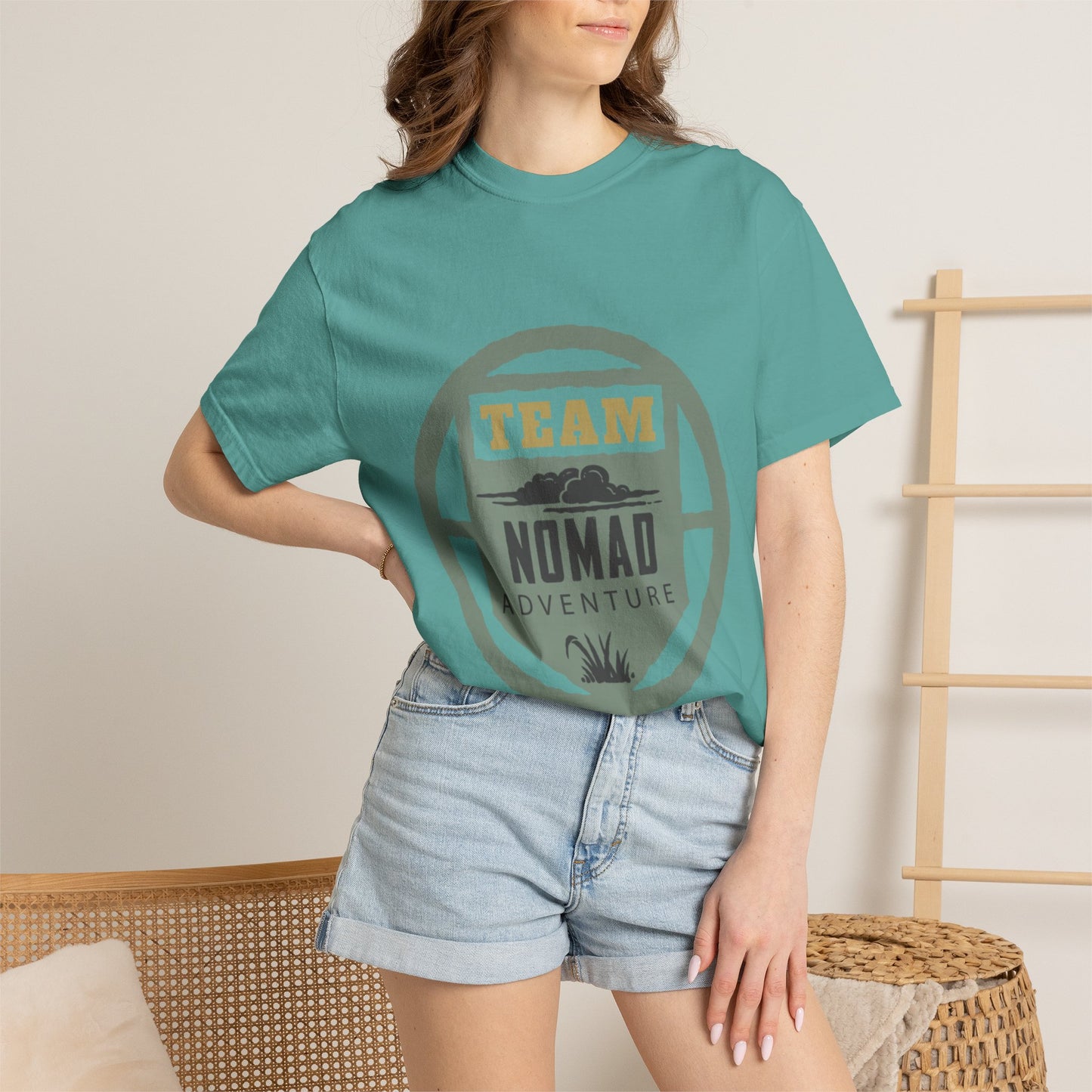 Team Nomad Constant Movement Discovery Freedom Adventure Enthusiasts Unisex Heavy Cotton T-Shirt