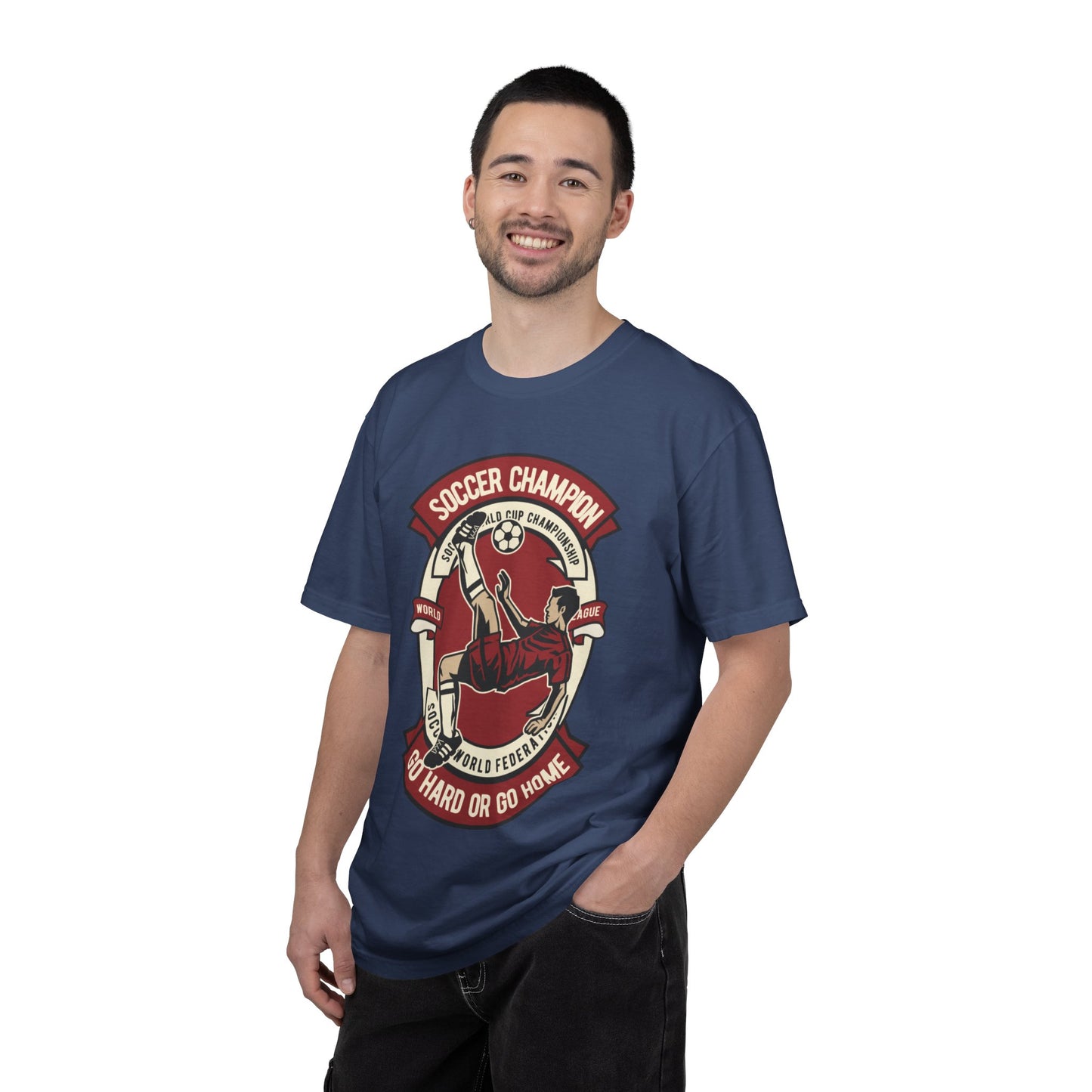 Soccer Champion Heartwarming Sweet Tee Charismatic Passion Unisex Heavy Cotton T-Shirt