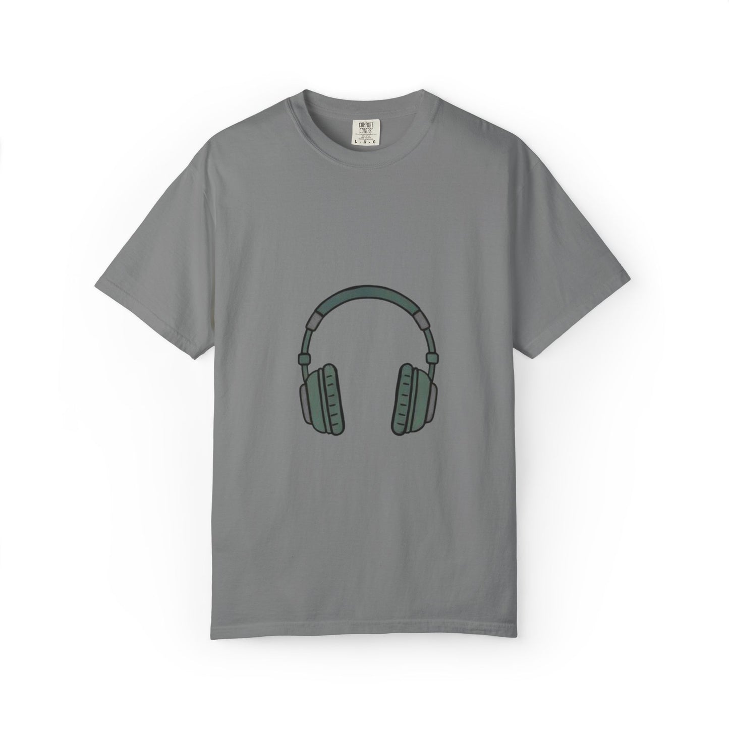 Head Phone Unisex Garment-Dyed T-shirt