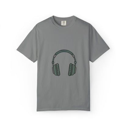 Head Phone Unisex Garment-Dyed T-shirt