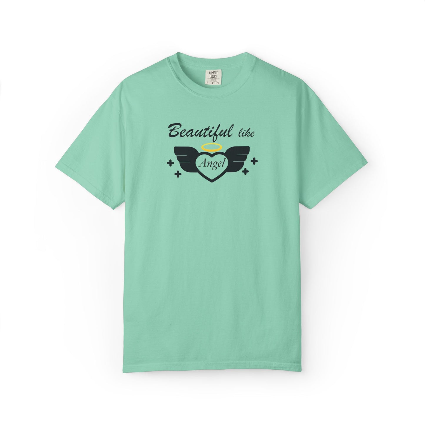 Beautiful Like Angel Politeness Tee Confidence Boost Stunning Gracefulness Unisex Heavy Cotton T-Shirt