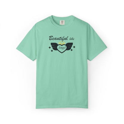 Beautiful Like Angel Politeness Tee Confidence Boost Stunning Gracefulness Unisex Heavy Cotton T-Shirt