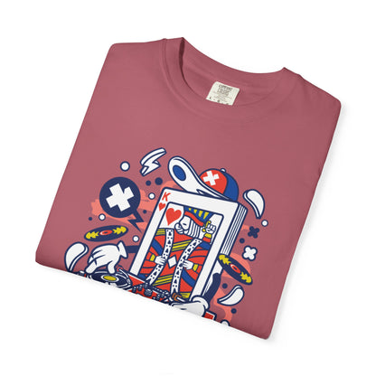 Dj King Play Card Hip Hop Vibes Trends Pop Visuals Tee Remixes Music Producer Unisex Heavy Cotton T-Shirt