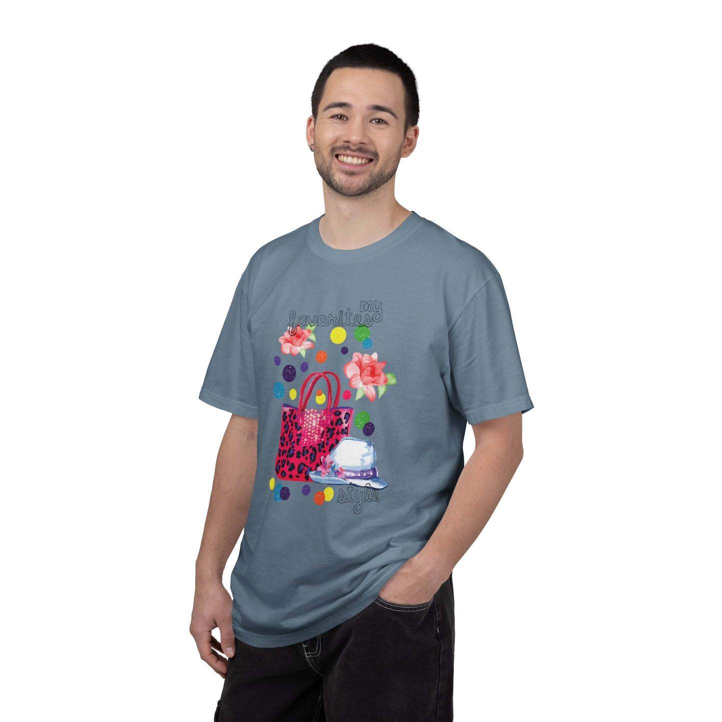 My Favorites Style Elegantly Trendy Tee Cleverly Classy Strong Empowered Fashionable Stylish Cute Unisex Heavy Cotton T-Shirt