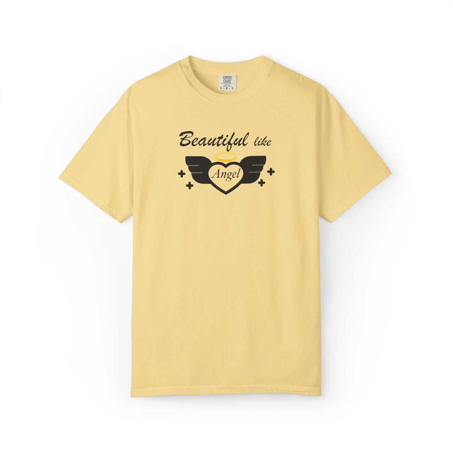 Beautiful Like Angel Politeness Tee Confidence Boost Stunning Gracefulness Unisex Heavy Cotton T-Shirt