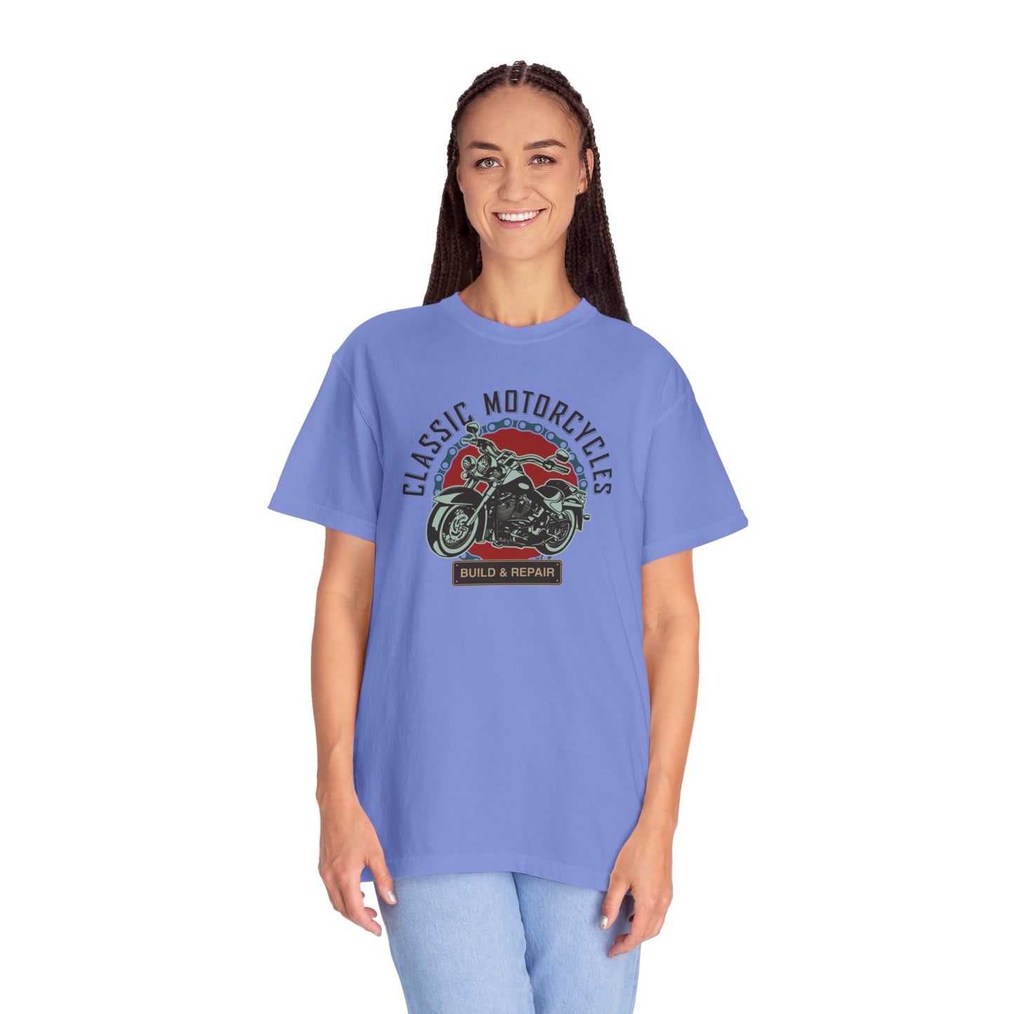 Classic Motorcycles Custom Engine Club Motorbike Lovers Trendy Tee High-speed Rider Adventure Racer Unisex Heavy Cotton T-Shirt