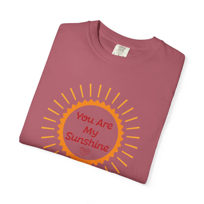 You Are My Sunshine Lovers Tee Hug Rainbow Passion Unconditional Soulful Connection Unisex Heavy Cotton T-Shirt