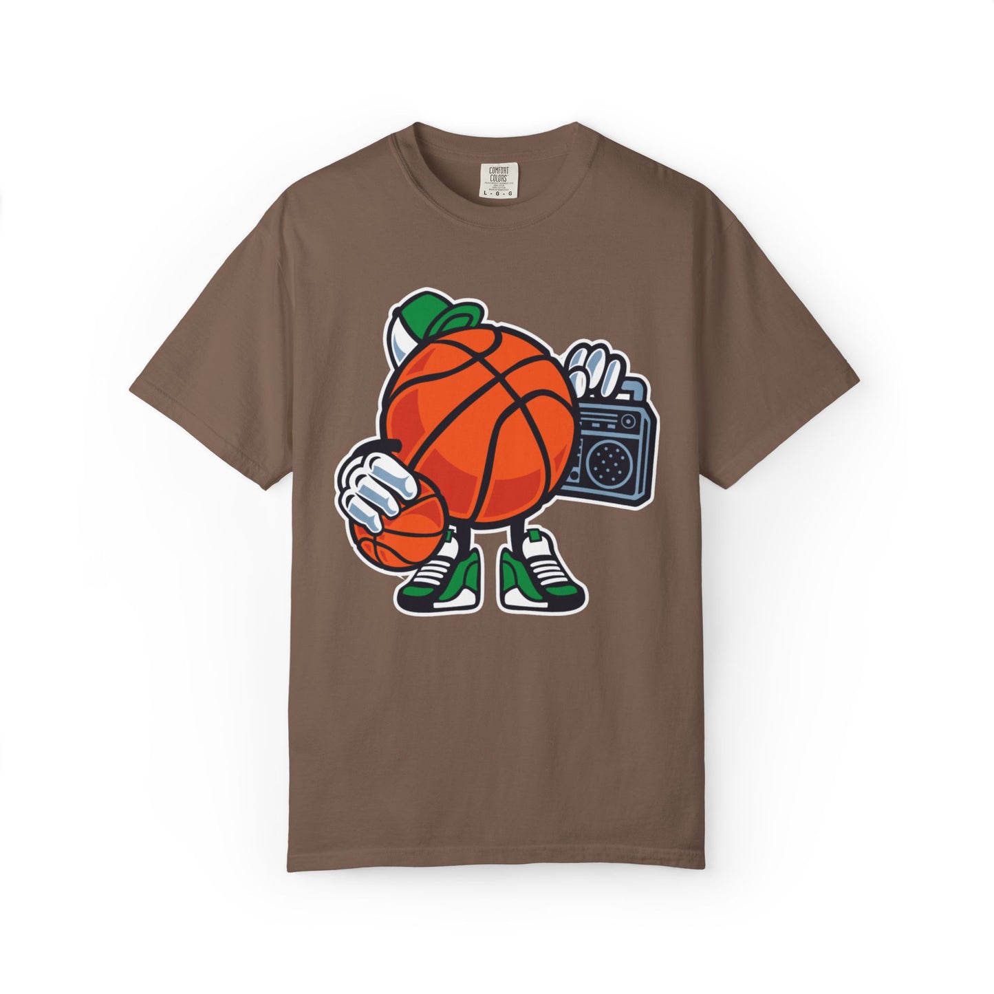 Funny Street Basketball Court King Queens Basketball Lovers Tee Slam Dunk Net Warriors Unisex Heavy Cotton T-Shirt