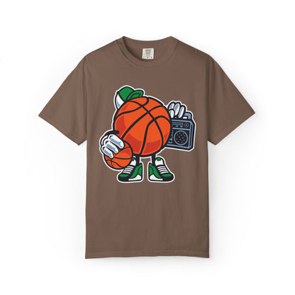 Funny Street Basketball Court King Queens Basketball Lovers Tee Slam Dunk Net Warriors Unisex Heavy Cotton T-Shirt