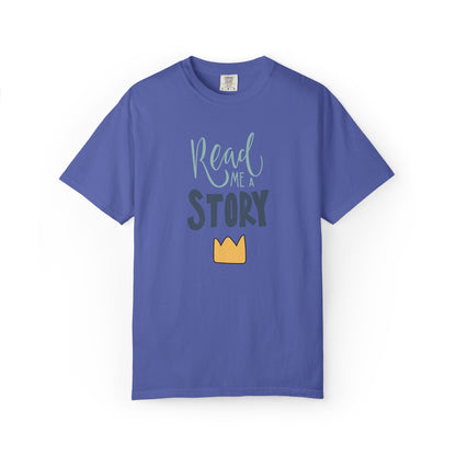 Read Me A Story Time Travel Superhero Parallel Trendy Tee Universe Fiction Connection Grand Parents Unisex Heavy Cotton T-Shirt