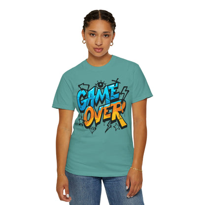 Game Over Unisex Garment-Dyed T-shirt