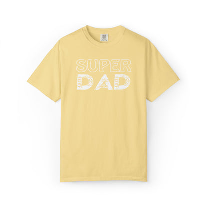 Super Dad Embracing Fatherhood Tee Growing Our Family Anticipating Parenthood Unisex Heavy Cotton T-Shirt