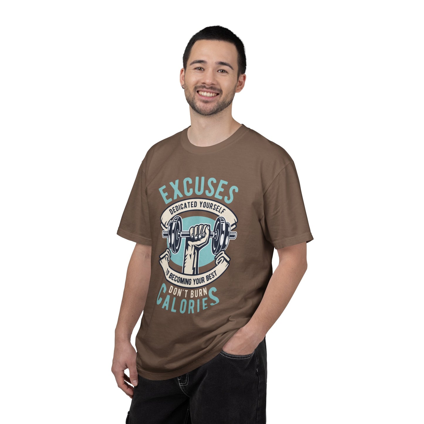 Don’t Burn Calories Body Building Goal Setting Will Power Achievement Tee Unisex Heavy Cotton T-Shirt