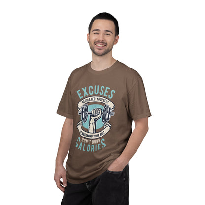 Don’t Burn Calories Body Building Goal Setting Will Power Achievement Tee Unisex Heavy Cotton T-Shirt