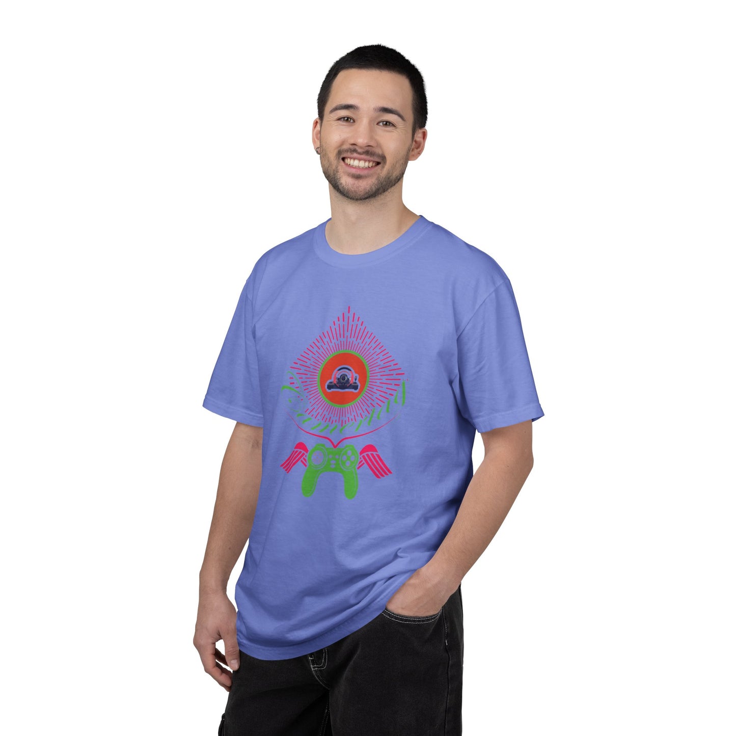 Gamer Warriors Tee Non-Stop Playing Gaming Obsession Unisex Heavy Cotton T-Shirt