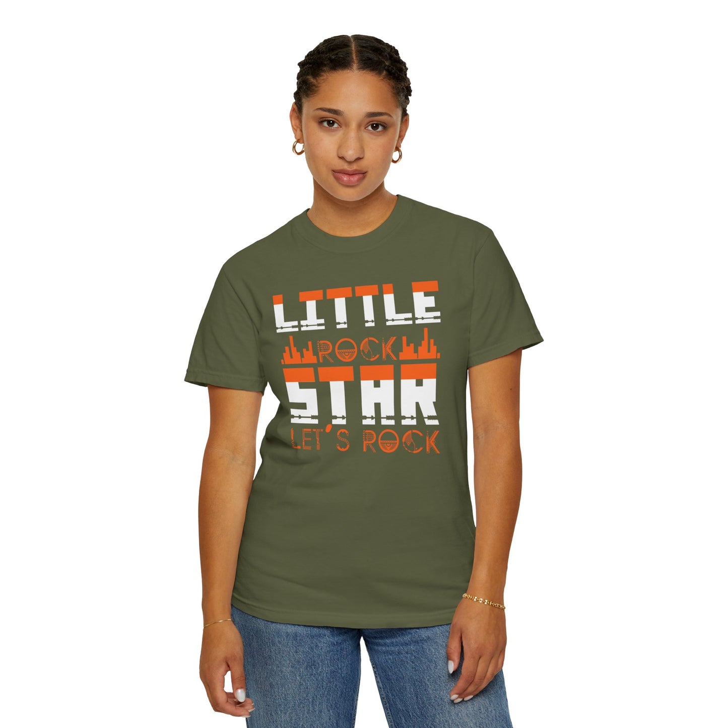 Thrilling Little Rock Star Born To Rock Rock And Roll Passion Rocker At Heart Rock Enthusiasm Unisex Heavy Cotton T-Shirt