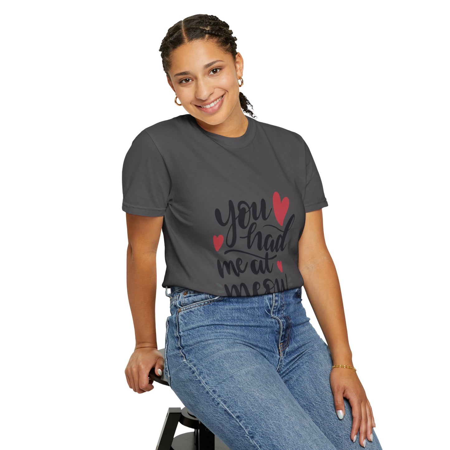 You Had Me At Meow Cats Elegance Tee Unique Furry Charms Quirks And Charisma Unisex Heavy Cotton T-Shirt