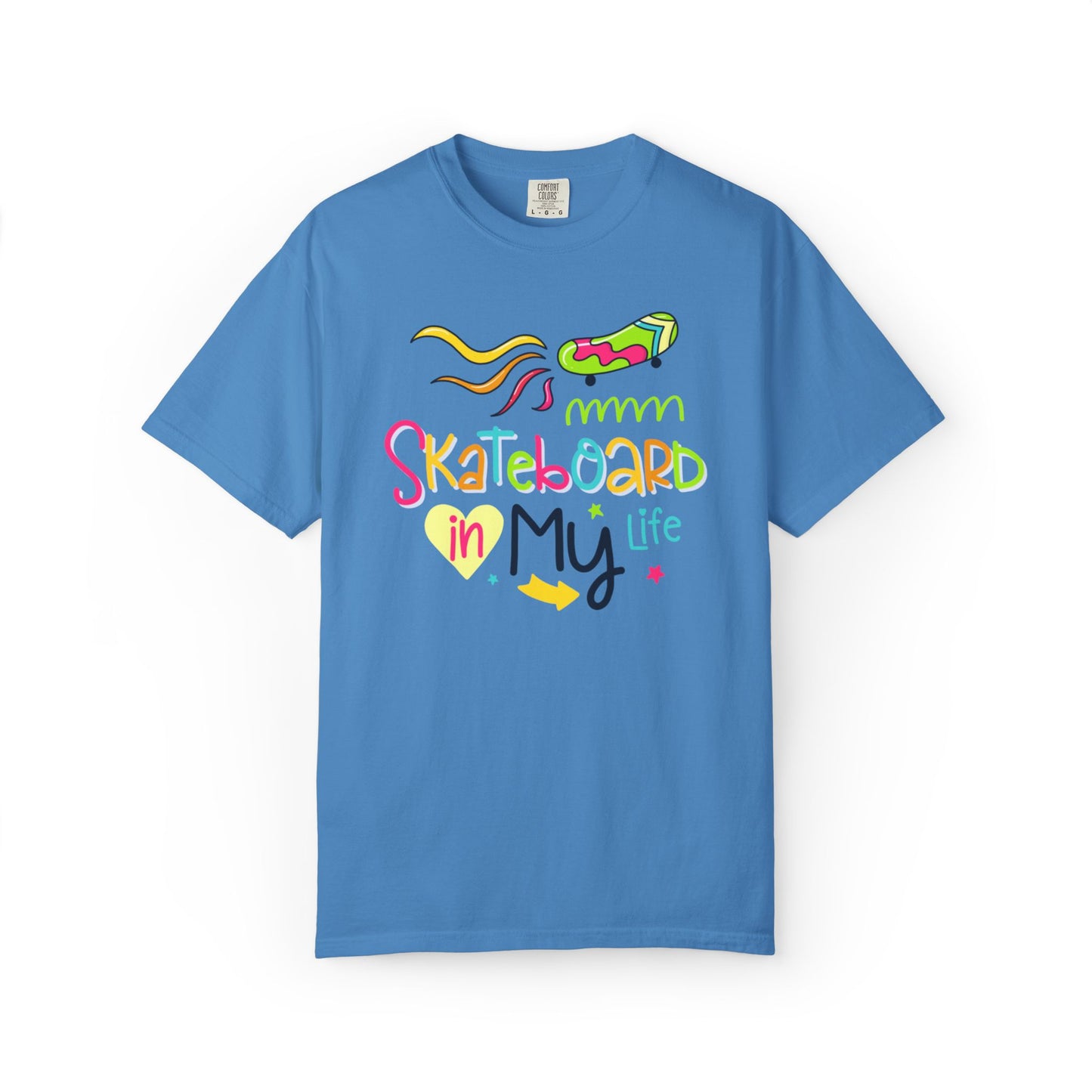 Skateboard In My Life Skater Competitions Boarding Fitness Tee Unisex Heavy Cotton T-Shirt