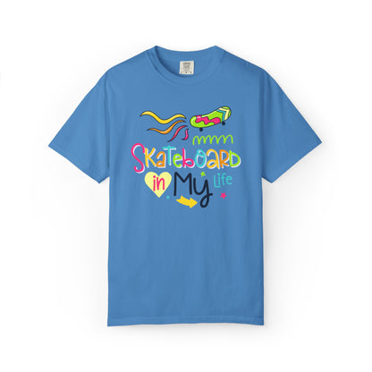 Skateboard In My Life Skater Competitions Boarding Fitness Tee Unisex Heavy Cotton T-Shirt
