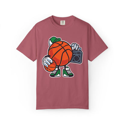 Funny Street Basketball Court King Queens Basketball Lovers Tee Slam Dunk Net Warriors Unisex Heavy Cotton T-Shirt