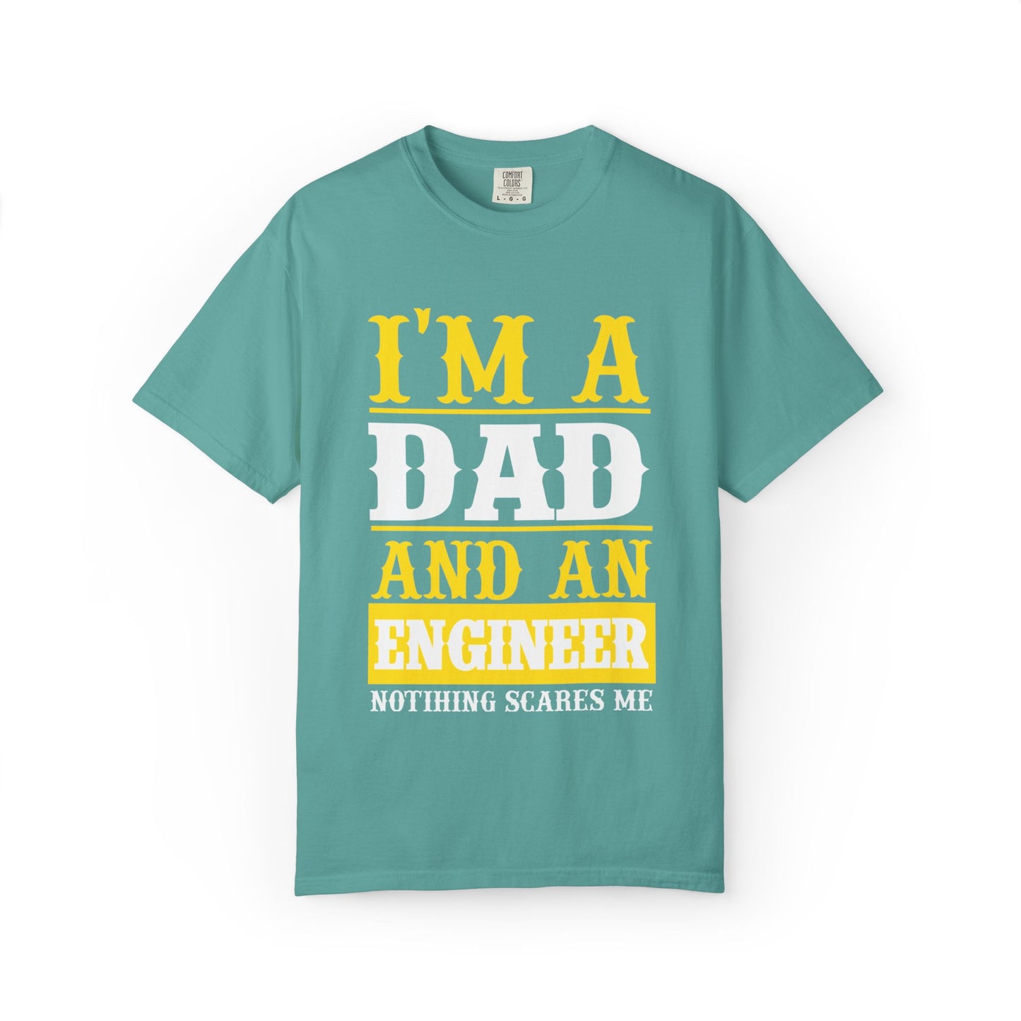 Proud Dad I’m Dad And An Engineer Fatherhood Role Model Problem-solving Critical Thinking Unisex Heavy Cotton T-Shirt