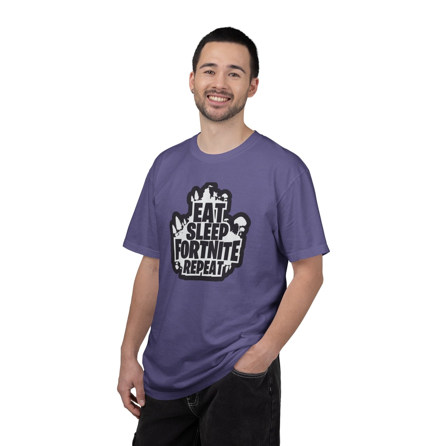 Eat Sleep Fortnite Battle Royale Squad Gameplay Passion Tee Solo Missions Social Gaming Unisex Heavy Cotton T-Shirt