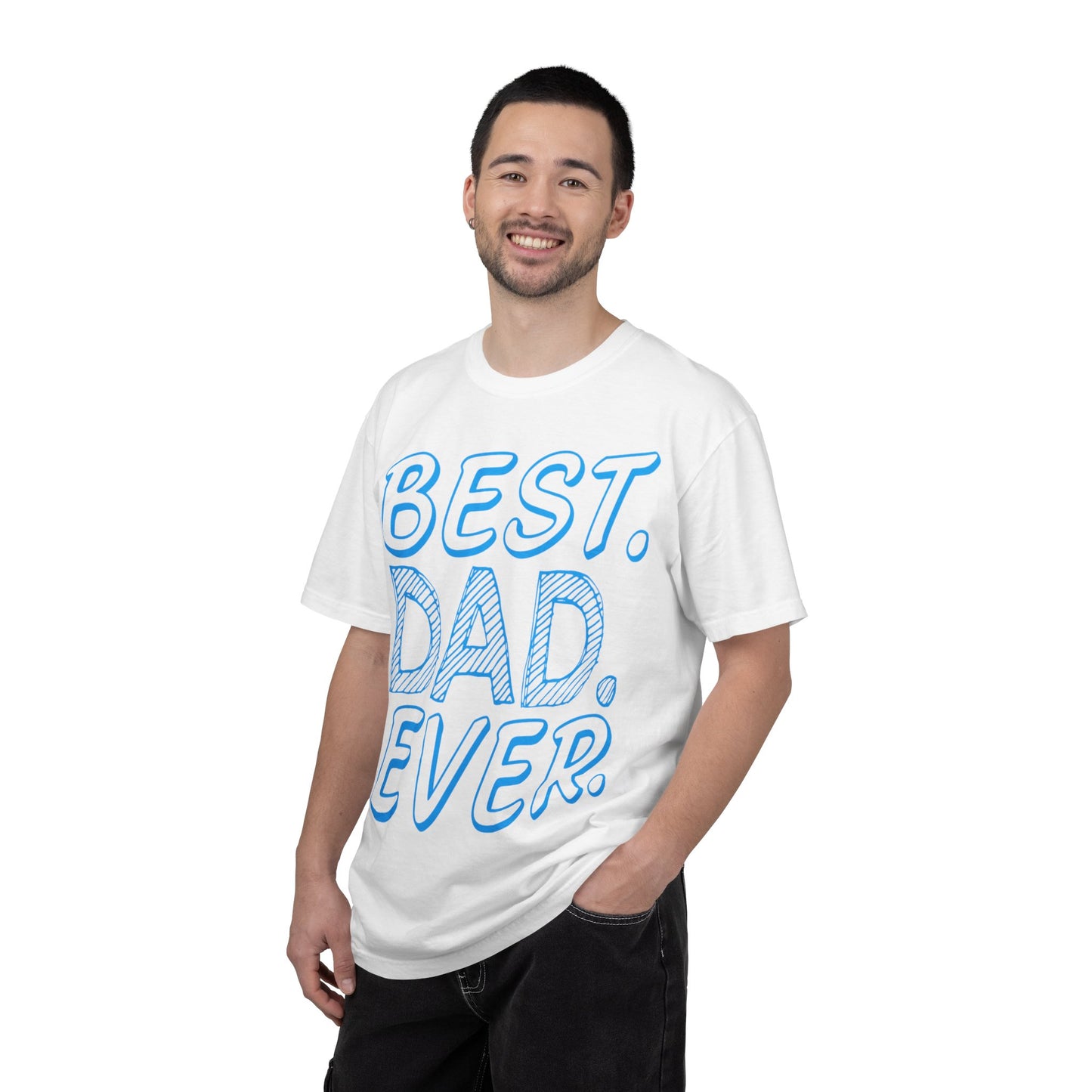 Best Dad Ever Outstanding Supreme Tee Extraordinary Incomparable Champion Unisex Heavy Cotton T-Shirt