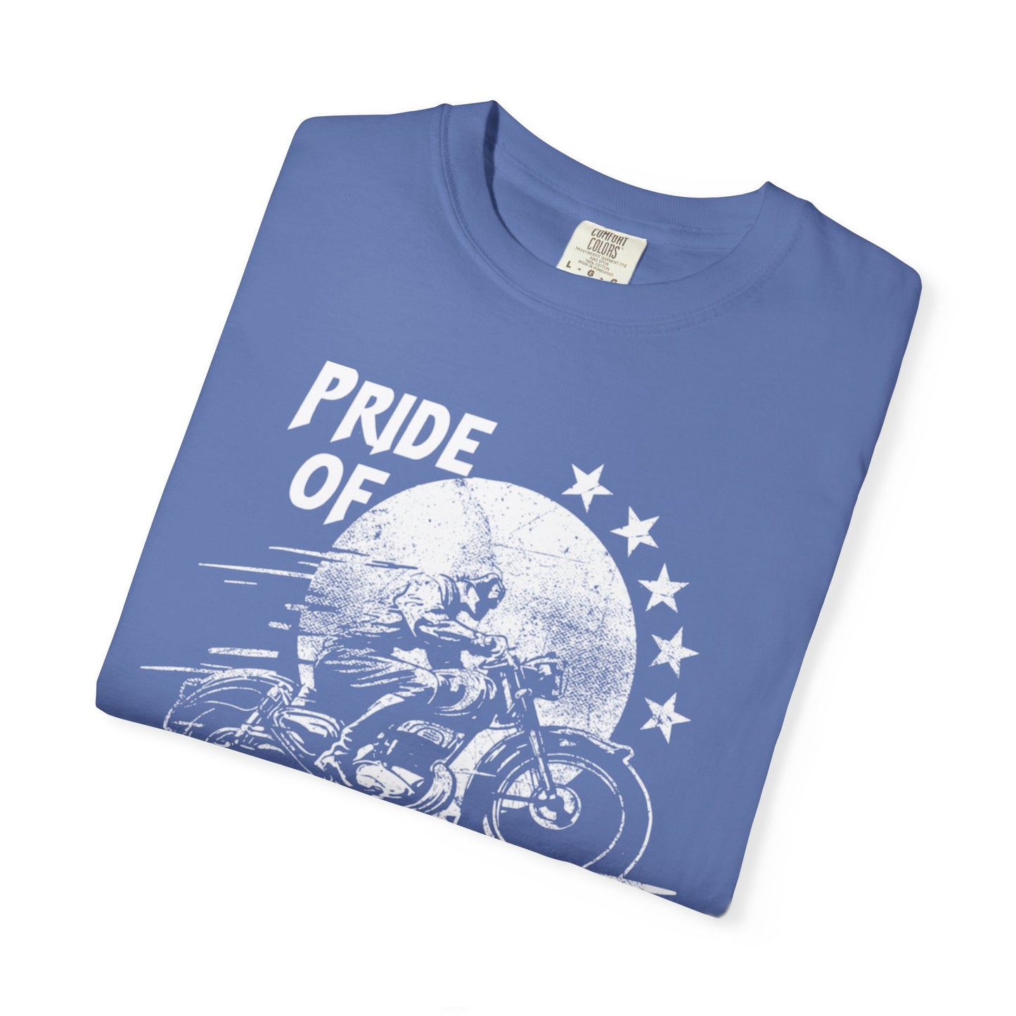 Vintage Pride Of The American Road 1973 Nostalgic Trendy Tee Motorcycle Classic Ride Legendary Bike Unisex Heavy Cotton T-Shirt